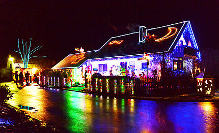 Mellrichstädter Weihnachtshaus (c) Fred Rautenberg