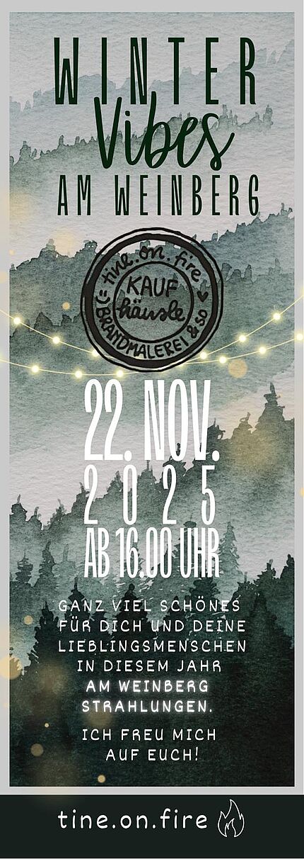 WinterVibes am Weinberg in Strahlungen